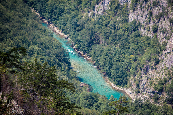 kaňon v pohorí Durmitor